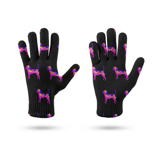 Beagle Neon Touch Screen Gloves-Accessories-Accessories, Dog Dad Gifts, Dog Mom Gifts, Gloves-4