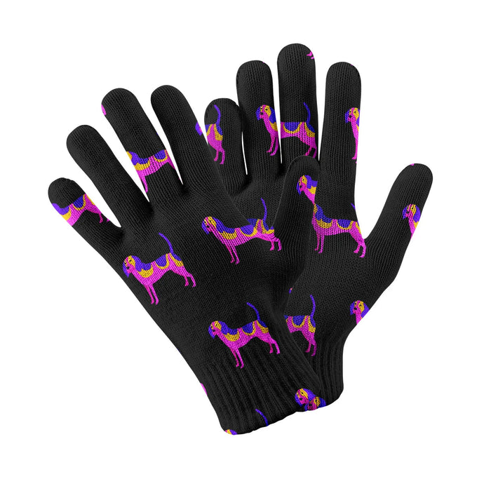 Beagle Neon Touch Screen Gloves-Accessories-Accessories, Dog Dad Gifts, Dog Mom Gifts, Gloves-5