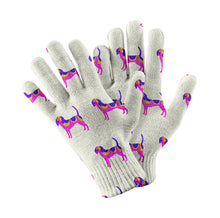 Load image into Gallery viewer, Beagle Neon Touch Screen Gloves-Accessories-Accessories, Dog Dad Gifts, Dog Mom Gifts, Gloves-13