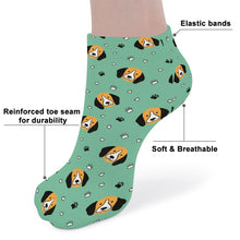 Load image into Gallery viewer, Beagle Socks - Ankle Length - Yes I Love Beagles-Accessories-Accessories,Beagle,Dog Dad Gifts,Socks-20