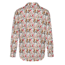 Load image into Gallery viewer, Beagles in a Blossom Wonderland Women&#39;s Shirt-8