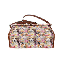 Load image into Gallery viewer, Beagles in a Whimsical Watercolor Wonderland Shoulder Bag Purse-Accessories-Accessories, Bags, Beagle, Purse-One Size-5