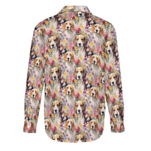 Load image into Gallery viewer, Beagles in a Whimsical Watercolor Wonderland Women&#39;s Shirt-8