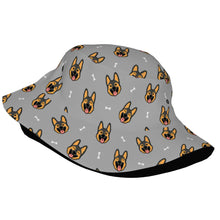 Load image into Gallery viewer, Beaming German Shepherd Love Bucket Hat-Hats &amp; Caps-Accessories,Dog Dad Gifts,Dog Mom Gifts,German Shepherd,Hats-2