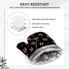Load image into Gallery viewer, Beaming German Shepherd Love Oven Mitts and Pot Holder Set-Kitchen Decor-Accessories,Dog Mom Gifts,German Shepherd-10