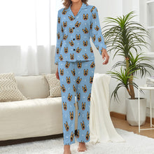 Load image into Gallery viewer, Beaming German Shepherd Love Pajamas Set for Women-19