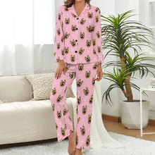 Load image into Gallery viewer, Beaming German Shepherd Love Pajamas Set for Women-7