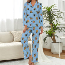 Load image into Gallery viewer, Beaming German Shepherd Love Pajamas Set for Women-14