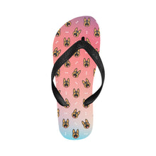 Load image into Gallery viewer, Beaming German Shepherd Love Unisex Slippers - 7 Gradients-CornflowerBlue10-S-17