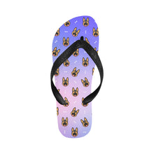 Load image into Gallery viewer, Beaming German Shepherd Love Unisex Slippers - 7 Gradients-CornflowerBlue5-S-1