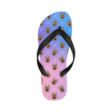 Load image into Gallery viewer, Beaming German Shepherd Love Unisex Slippers - 7 Gradients-CornflowerBlue6-S-3