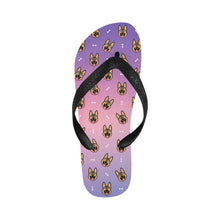 Load image into Gallery viewer, Beaming German Shepherd Love Unisex Slippers - 7 Gradients-CornflowerBlue7-S-7