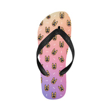 Load image into Gallery viewer, Beaming German Shepherd Love Unisex Slippers - 7 Gradients-CornflowerBlue9-S-12