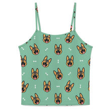 Load image into Gallery viewer, Beaming German Shepherd Women's Cami and Shorts Pajama Set-17