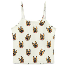 Load image into Gallery viewer, Beaming German Shepherd Women's Cami and Shorts Pajama Set-9