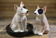Load image into Gallery viewer, Beautiful Bull Terrier Love Salt and Pepper Shakers - Series 1-Home Decor-Bull Terrier, Dogs, Home Decor, Salt and Pepper Shakers-2