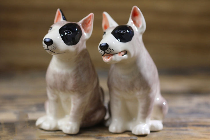 Beautiful Bull Terrier Love Salt and Pepper Shakers - Series 1-Home Decor-Bull Terrier, Dogs, Home Decor, Salt and Pepper Shakers-3