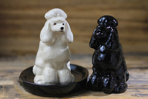Beautiful Poodle Love Salt and Pepper Shakers - Series 1-Home Decor-Dogs, Home Decor, Poodle, Salt and Pepper Shakers-2