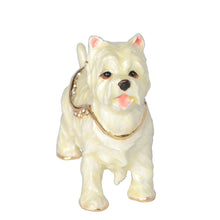 Load image into Gallery viewer, Beautiful West Highland Terrier Love Small Jewellery BoxDog Themed Jewellery