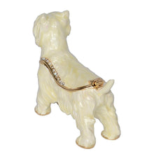 Load image into Gallery viewer, Beautiful West Highland Terrier Love Small Jewellery BoxDog Themed Jewellery