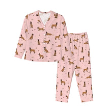 Load image into Gallery viewer, Belgian Malinois Pajamas for Women - XL Available - Yes I Love Fawn Belgian Malinois-Pajamas-Apparel,Boxer,Dog Mom Gifts,Pajamas-11