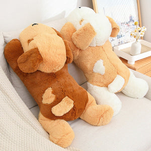 Belly Flop Basset Hound Love Huggable Stuffed Animal Plush Toys-Stuffed Animals-Basset Hound, Home Decor, Stuffed Animal-10