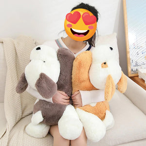 Belly Flop Basset Hound Love Huggable Stuffed Animal Plush Toys (Medium and Large Size)-Stuffed Animals-Basset Hound, Home Decor, Stuffed Animal-11