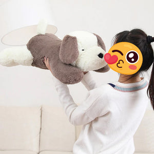 Belly Flop Basset Hound Love Huggable Stuffed Animal Plush Toys (Medium and Large Size)-Stuffed Animals-Basset Hound, Home Decor, Stuffed Animal-10