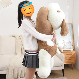 Belly Flop Brittany Love Huggable Stuffed Animal Plush Toys-Stuffed Animals-Brittany Spaniel, Home Decor, Stuffed Animal-3