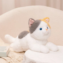 Load image into Gallery viewer, Belly Flop Calico Cat Stuffed Animal Plush Toy-White-45cm-1