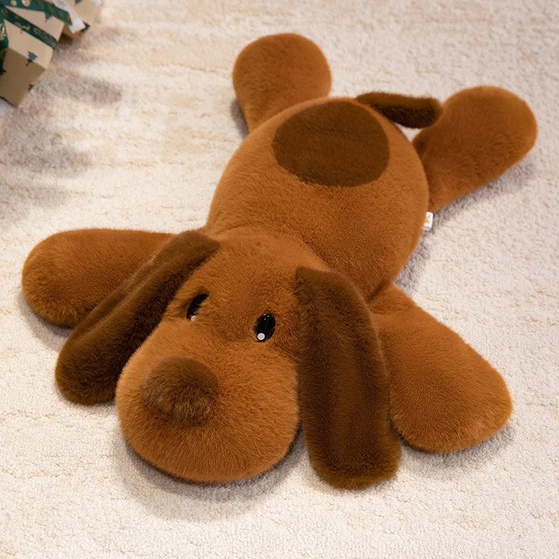 Belly Flop Great Dane Stuffed Animal Plush Toys-Brown-80cm-9