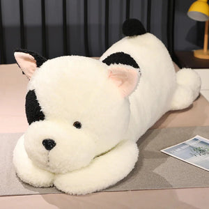 Belly Flop Moo Moo Pit Bull Large Stuffed Plush Pillow-Stuffed Animals-Pillows, Pit Bull, Stuffed Animal-White-90cm-4