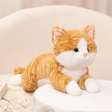 Load image into Gallery viewer, Belly Flop Orange and White Tabby Cat Stuffed Animal Plush Toy-Yellow-45cm-1
