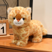 Load image into Gallery viewer, Bengal Cat Plush - Orange Spotted Tabby Coat - Little Leopard Kitten-orange Leopard-20cm-1