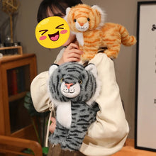 Load image into Gallery viewer, Standing Tabby Orange and White Cat Plush Toy - Little Tiger Kitten-Stuffed Animals-Cat Memorial Gifts,Cats,Orange and White Cat,Stuffed Animal,Tabby Cat-5