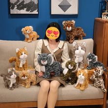 Load image into Gallery viewer, Standing Tabby Orange and White Cat Plush Toy - Little Tiger Kitten-Stuffed Animals-Cat Memorial Gifts,Cats,Orange and White Cat,Stuffed Animal,Tabby Cat-8