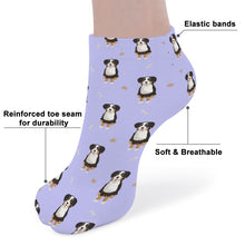 Load image into Gallery viewer, Bernese Dog Socks - Ankle Length - Yes I Love Bernese Mountain Dog-Accessories-Accessories,Bernese Mountain Dog,Dog Dad Gifts,Socks-20