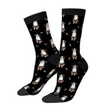 Load image into Gallery viewer, Bernese Socks - Yes I Love Bernese Mountain Dog-Wear Accessories-Black-3 Black-One Size-61