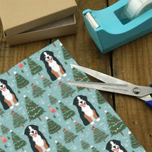Load image into Gallery viewer, Bernese Mountain Dog Christmas Gift Wrapping Paper - 2 Rolls-Christmas Ornament-Bernese Mountain Dog,Christmas,Wrapping Paper-4