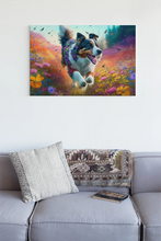 Load image into Gallery viewer, Bernese Mountain Dog Floral Symphony Wall Art Poster-Art-Bernese Mountain Dog, Dog Art, Home Decor, Poster-4