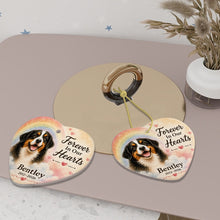 Load image into Gallery viewer, Bernese Mountain Dog Ornament - Forever In Our Hearts Design - Personalized with Name-Christmas Ornament-Bernese Mountain Dog,Christmas,Personalize Artwork-6