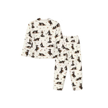 Load image into Gallery viewer, Bernese Pajamas for Women - XL Available - Bernese Mountain Dogs Doing Yoga-Pajamas-Apparel,Boxer,Dog Mom Gifts,Pajamas-10
