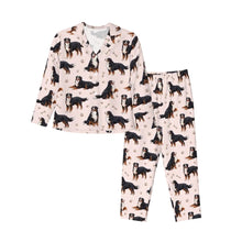 Load image into Gallery viewer, Bernese Pajamas for Women - XL Available - Yes I Love Bernese Mountain Dogs-Pajamas-Apparel,Boxer,Dog Mom Gifts,Pajamas-11