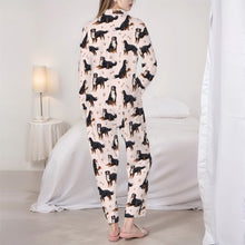 Load image into Gallery viewer, Bernese Pajamas for Women - XL Available - Yes I Love Bernese Mountain Dogs-Pajamas-Apparel,Boxer,Dog Mom Gifts,Pajamas-5