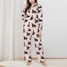 Load image into Gallery viewer, Bernese Pajamas for Women - XL Available - Yes I Love Bernese Mountain Dogs-Pajamas-Apparel,Boxer,Dog Mom Gifts,Pajamas-Pink-XS-2