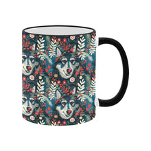 Load image into Gallery viewer, Berry and Bloom Husky Christmas Coffee Mug-3