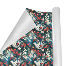 Load image into Gallery viewer, Berry and Bloom Husky Christmas Gift Wrapping Paper - 2 Rolls-Christmas Ornament-Christmas,Siberian Husky,Wrapping Paper-3