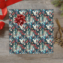 Load image into Gallery viewer, Berry and Bloom Husky Christmas Gift Wrapping Paper - 2 Rolls-Christmas Ornament-Christmas,Siberian Husky,Wrapping Paper-1