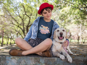 Best Dog Mom Women's T-Shirt-Apparel-Apparel, Dogs, Shirt, T Shirt-Blue-Small-4