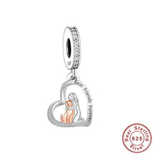 Load image into Gallery viewer, Best Friend Forever Labrador Silver Charm Pendant-Dog Themed Jewellery-Jewellery, Labrador, Pendant-2